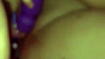 getting off with natural tits and cock play