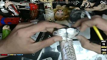 Little 18+ Grey Alien Gets Anal Dildo Art in Hardcore Milf Session. Painting Turns Wild!