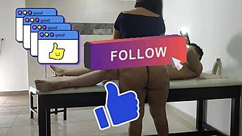 This old masseuse whore gets pounded hard after a steamy session with a client.