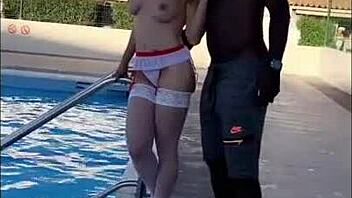 Slut Flashing Interracially