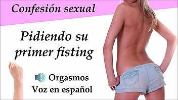 First time fisted in Spanish erotic audio