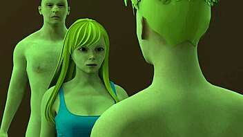 Lulu With Big Tits And Ass Entertains Her Family In Naughty 3D Hentai Scenes.