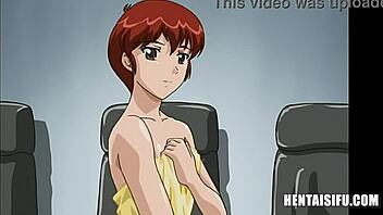 Anime Girls Gangbang Wimp in Hentai Action