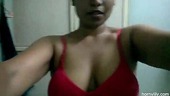 Big Boobs Tamil Indian Maid Lily Fingers Pussy in Bathroom