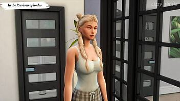 Horny Stepsister Fucked By Stepbrother And Stranger!