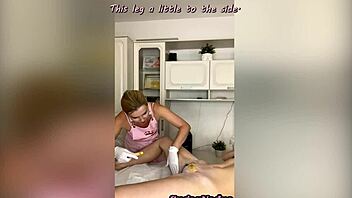 Sugarnadya Depilates Her Hairy Pussy For The First Time In Reality