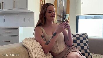 My girlfriend met my tattooed coworker for some fun