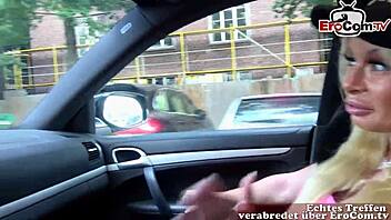 Ever seen a funny real sex meet with a German slut and fan?