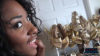 Black and Asian girlfriend amateurs get fucked on camera