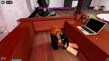 Roblox cheating teen gets huge black cock