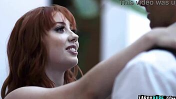 Arietta Adams swallows stepfather's cum after blowing him in the entranceway