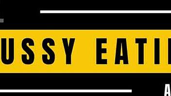 Check out this real amateur wife licking shaved pussy