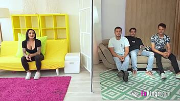 Spanish Babe Nelia Estrada Milks Cock Dry