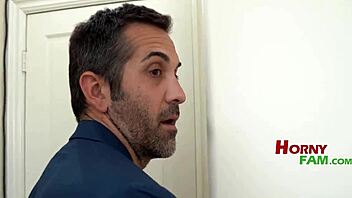 Slim thick stepdaughter starts New Year with a bang. She’s just 18 and irresistible.