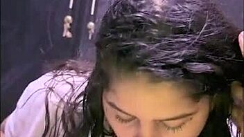 The beautiful 18-year-old university amateur pays with a passionate fuck