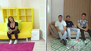 Spanish Babe Nelia Estrada Milks Cock Dry