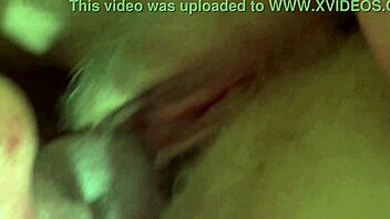 Real amateur couple in action with tongue play