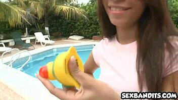 Small European teen gets some big ass loving in this video