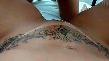 my cuckold husband cleans my cum-filled pussy