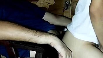 horny wife welcomes husband with rides upon his return from work