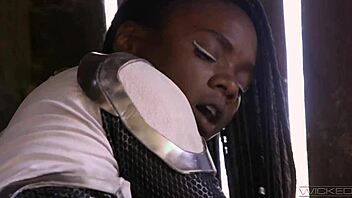 Wicked - captain marvel makes her alter dimension black self squirt hard full scene