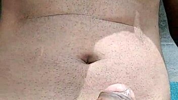 Indian desi gay teases with big cock in public spot