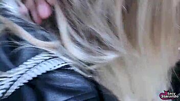 I just gave this guy an epic outdoor blowjob in public, and he loved every second of it. Total POV thrill in nature!