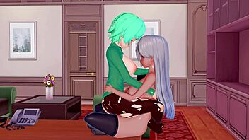 Beautiful 3D animated hentai with big ass and big tits orgasm