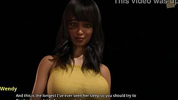 just chilling by the pool with cedey in this hot 3d cartoon scene