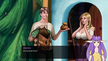 The legendary MILF goes for a nude swim in this animated porn