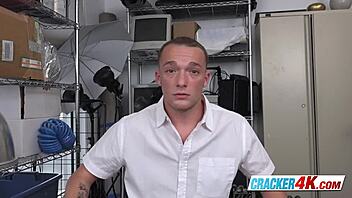 Black Rough Male Feels Intense Pleasure From White Gay Boy's Blowjob