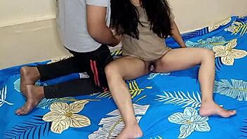 College student seduces landlord for cash and gets a hot and steamy experience in Hindi audio