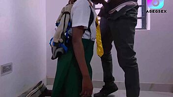 Bad Girl Pays Two Teachers With Her Pussy