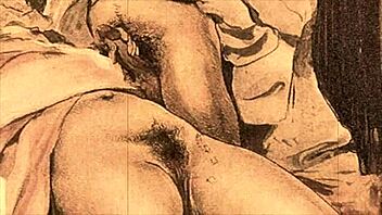 Vintage Erotic Anime Drawings from Classic Japanese Hentai Collection!