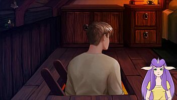 The legendary MILF goes for a nude swim in this animated porn