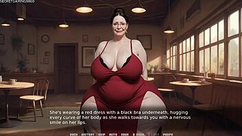 3D game with hot MILF anal play and buttplug action