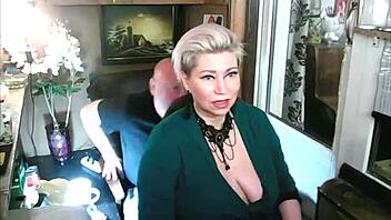 Peter Stone captures passionate mature couple fucking on cramped Moscow balcony! So intense!