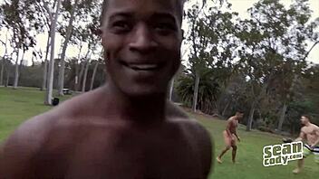 landon deacon sucks asher's cock in bareback gay fantasy