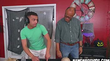 i sucked a famous social media influencer in halloween costume, riding her monster cock doggystyle, uhh narrow ass bent over