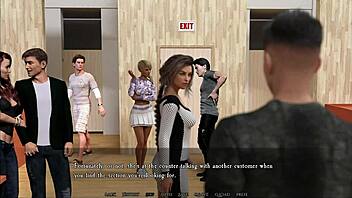 Fucking Hot Cashier In 3D Hentai Game