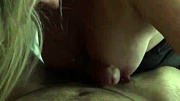 Hot Blonde Plays With Big Cock Blowjob Lover