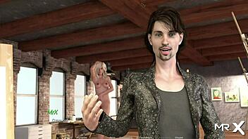 Blonde MILF Poses Nude in Erotic Acting Lesson