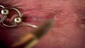 Extreme Close-Up of German Milf Rubbing Pierced Clit to Huge Orgasm