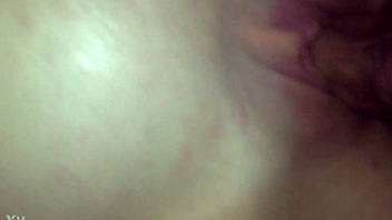 I'm fuckin my chick from bottom view, it's so intens!