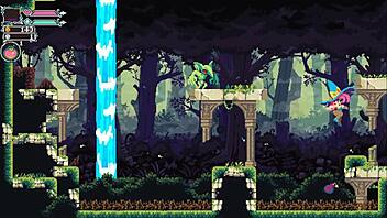 FLIP WITCH PIXEL HENTAI GAME EP 2 HUGE SEXTOY FOR BIG MONSTER GIRL