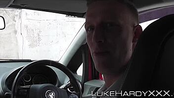 Naughty english milf giggles while bouncing on huge dick