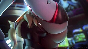 i watched d va mercy and widowmaker do lesbian deflowering