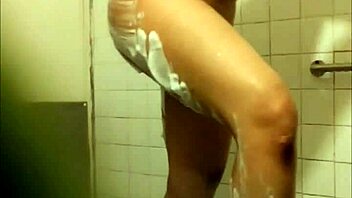 Steamy self-shot of Chinese MILF in the shower