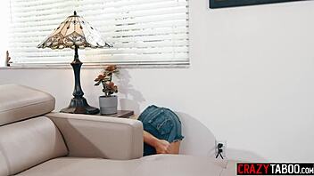 Damn! Sexy Milf Nanny Riley Jacobs Stuck and Banged Hard During Cleaning!