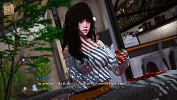 eternum 212 has mature anime teen with huge tits in hentai outfit